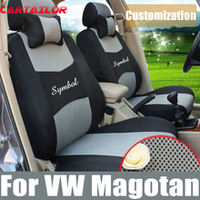 CARTAILOR car seat cover for volkswagen magotan 2007 2012 seat covers interior accessories set mesh cover car seats supports 2024 - buy cheap