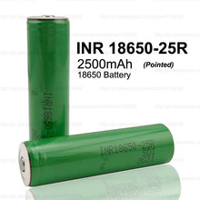 New 4 pcs.  original  INR1865025R 20A discharge lithium batteries, 2500 mAh Electronic Cigarette Battery+ Pointed 2024 - buy cheap