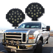 51W foco de luz LED de obra haz luces de conducción 6,3 "para Offroad camión Tractor ATV SUV UAZ de 4WD 4x4 de 12V 24V 6000k lámpara LED de coche 2024 - compra barato