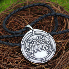 Talisman Pentacle of Solomon Seal Wiccan Pagan Hermetic Enochian Kabbalah Pendant necklace -Stainless steel 2024 - buy cheap