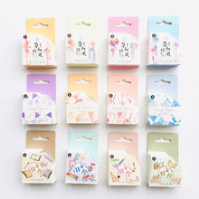 1.5cm*5M Gentle Breeze Stationery Fans Triangle Obsession Masking Tape Decorative Washi Tape Diary Notebook Album Decor 2024 - buy cheap