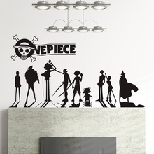 Free shipping DIY vinyl ONE PIECE cartoon bedroom Decorative wall stickers 2024 - buy cheap