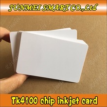 500PCS 125KHZ Printable PVC RFID Smart ID Blank Card With TK4100/EM4100 Chip For Epson / Canon Inkjet Printer 2024 - buy cheap