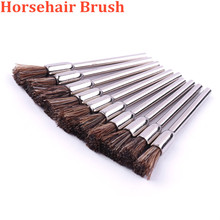 10Pcs/Set Polishing Brush Wool material Diameter 5mm good toughness wearable mini wool brush High Quality For Polishing 2024 - buy cheap