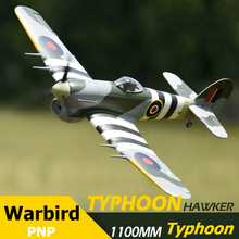 FMS 1100MM 1.1M Hawker Typhoon 3S 6CH with Retracts EPO PNP RC Airplane British Warbird Radio Control Model Plane Aircraft Avion 2024 - buy cheap