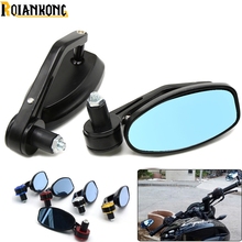 Espelhos retrovisores para guidão de motocicleta, 8 polegadas, 22mm, acessório para motocicleta, suzuki, yamaha, honda e bmw 2024 - compre barato