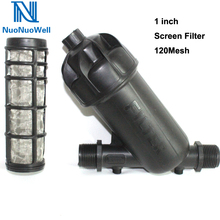 Nuonowell-filtro de tela tipo y com rosca macho bsp, malha de 120 mícron/125 micron, para irrigação de jardim, bomba de esgoto lavável 2024 - compre barato