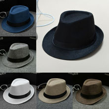 Fashion Summer Cool Panama Wide brim Fedora Straw Made Indiana Jones Style Hat 2024 - buy cheap