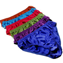 100% Mulberry silk panties male trigonometric plus size panties health care breathable underwear men boxers 2024 - buy cheap