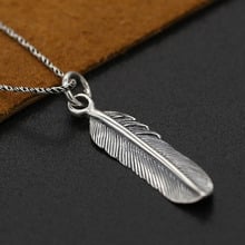 Wings Eagle Feather Pendant Trumpet 925 sterling silver jewelry for women Pendant Fine Vintage Jewelry Japan Brand 2020 New GN1 2024 - buy cheap