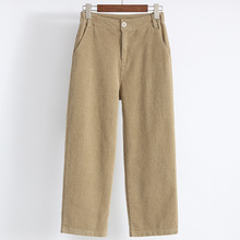Autumn Winter Women's Corduroy Pants Solid Colored Casua Harem Pants Casual High waist Trousers Female 2024 - buy cheap