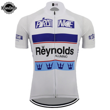 REYNOLDS white cycling jersey ropa ciclismo men short sleeve cycling clothing ropa de biciclet bicycle wear jersey MTB DOWNORUP 2024 - buy cheap