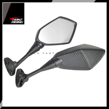 Espelho retrovisor para scooter de kawasaki, espelho retrovisor de carbono para versões ninja 250sl 650r h2r 2024 - compre barato