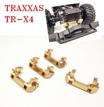 1/10 RC TRX4 Front Bumper Mount Gold Servo Relocation Mount For Traxxas TRX-4 Brass counterweight 2024 - buy cheap