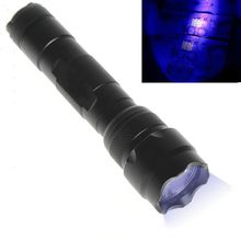 Высокое качество WF-502B Q5 светодиодный фонарик 300 люмен УФ Ультра Синий Фиолетовый Черный свет водонепроницаемый фонарь 18650 для изучения 2024 - купить недорого