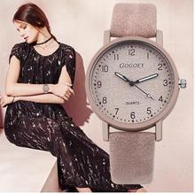 Gogoey Брендовые женские часы модные кожаные часы женские часы bayan kol saati reloj mujer zegarek damski 2022 - купить недорого