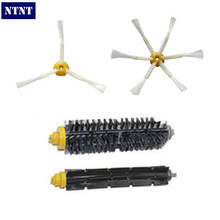 NTNT Free Post New 3 6 armed side Bristle Brush + Flexible Beater for iRobot Roomba 600 700 Series 2024 - buy cheap