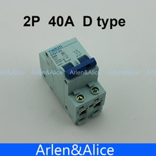 2P 40A D type 240V/415V 50HZ/60HZ Circuit breaker MCB safety breaker 2024 - buy cheap