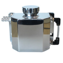SPSLD Universal Oil Catch Tank Radiator Overflow Coolant Recovery Water Bottle Can Polished Reservoir Aluminum 1000ml 2024 - купить недорого