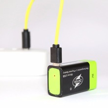 Znter-bateria de lítio polímero de 9v e 600mah usb, recarregável, ultra eficiente, para câmera rc, acessórios de drone 2024 - compre barato