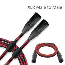 1m 2m 3m 5m - 3Pin  XLR Male to Male Audio Cable For Mixing Console Microphone XLR Balanced Wire Cords 2024 - buy cheap