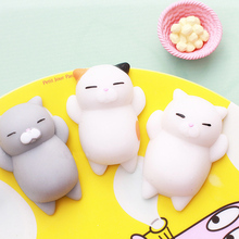 Mini Squishy Cute cat Wipes antistress ball Squeeze Mochi Rising Toys Abreact Soft Sticky squishi stress relief toys funny gift 2024 - buy cheap