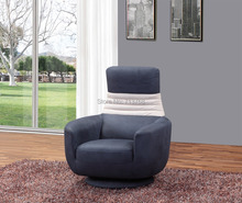 Оптовая продажа, современный тканевый диван-стул с функцией вращающейся и складной спинкой, одинарный стул 1321 2024 - купить недорого