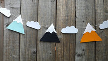 handmade Mountain Cloud felt Garlands Christening buntings banners Cabin wedding birthday bridal baby shower, Holiday banners 2024 - buy cheap