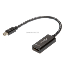 Mini DisplayPort to HDMI адаптер Mini DP Мужской кабель Thunderbolt TO HDMI female 4K 1080P конвертер для MacBook Air TV PC 2024 - купить недорого