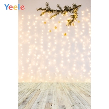 Yeele Wooden Floor Light Bokeh Branch Star Birthday Photography Backgrounds Customized Photographic Backdrops For Photo Studio 2024 - buy cheap