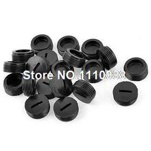 20 Pcs Black Male Thread 15.5mm Dia Carbon Brush Holder Caps Covers 2024 - buy cheap