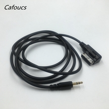 Cafoucs para volkswagen vw interface de música mmi mdi ami 3.5mm macho jack aux mp3 adaptador cabo para audi q7 a8 a6l a5 a4 2024 - compre barato