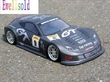 Ewellsold 1/10 remove control car  R/C racing car  PVC Body Shell 195mm No:041 black 2024 - buy cheap