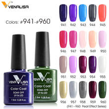 61508#Venalisa 7.5ml Gel varnish 60 Colors Soak Off UV LED Nail Art long lasting bright color Design Nail Gel Polish color coat 2024 - buy cheap