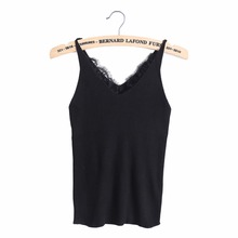 New knitted Tank Tops Women Summer Camisole Vest simple Stretchable Ladies V Neck Slim Sexy Strappy Camis Tops 2024 - buy cheap