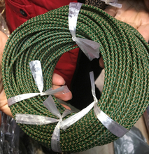 Braided Leather Bolo Cord Round Genuine Leather Strip For Necklace Bracelet Green 3mm 2024 - купить недорого