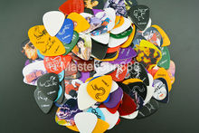 Lots of 100pcs Alice Multicolour Celluloid Electric/Acoustic Guitar Picks Pattern Printing Assorted Free Shipping 2024 - buy cheap