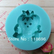 Nuevo estilo Tarta de fresa gran oferta molde de silicona para chocolate molde para fondant para decorar tartas 2024 - compra barato