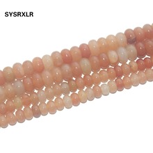 Free Shipping Red Aventurine Beads Natural Stone Spacer Rondelle Beads For Jewelry Making Charm DIY Bracelet Necklace 4*7/5*8 MM 2024 - buy cheap