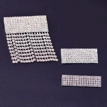 Fashion Rhinestone Crystal tassel chain Brooches for Women Men Wedding Bridal Suit Party geometry Bouquet Brooch Pin 2024 - buy cheap