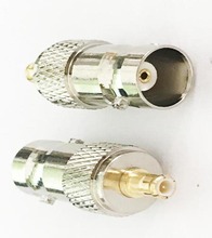 20pc BNC TO MCX  Connector  BNC Female to MCX Male Straight RF Coaxial Cable Adapter Connector 2024 - buy cheap