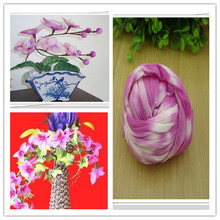 Flores de nilon/Flor de seda/Flores DIY para manualidades, 54 colores, envío combinado o un solo color 2024 - compra barato