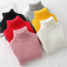 LILIGIRL Baby Girls Winter Turtleneck Sweater Clothes 2022 Autumn Boys Children Clothing Pullover Knitted Kids Sweaters 2024 - buy cheap