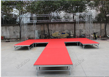 4ps 1*2m Folding Stage Portable stage wedding runway activity stage Kindergarten mobile small stage frame CD50 W03 2024 - buy cheap