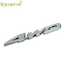Car-styling Metal Chrome 4WD Displacement Emblem Badge All Wheel Drive Auto sticker td7 dropship 2024 - buy cheap