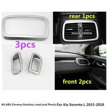 Car Styling Garnish Trim Front+Back Switch Air Conditioning Outlet Vent Panel Lamp Hoods For Kia Sorento L 2015 2016 2017 2018 2024 - buy cheap