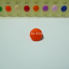 200 Sets #B52 DARK ORANGE T5 Glossy Round KAM Snap Buttons 60 Colors Available in Stock 2024 - buy cheap