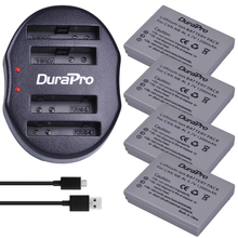DuraPro 1200mAh NB-4L NB 4L Battery +USB Dual Charger for Canon IXUS 100 110 30 IS IXY 10 SD300 IXUS 60 65 80 75 115 120 IS 117 2024 - buy cheap