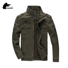 New Men's Military Jackets Male Coat Plus Size Cotton Uniform Fleece Pliot Jacket Coat Men Winter Bomber Jackets  BY8831 2024 - buy cheap