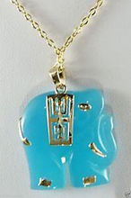 Miss charm Jew2137-collar azul con colgante de elefante 2024 - compra barato